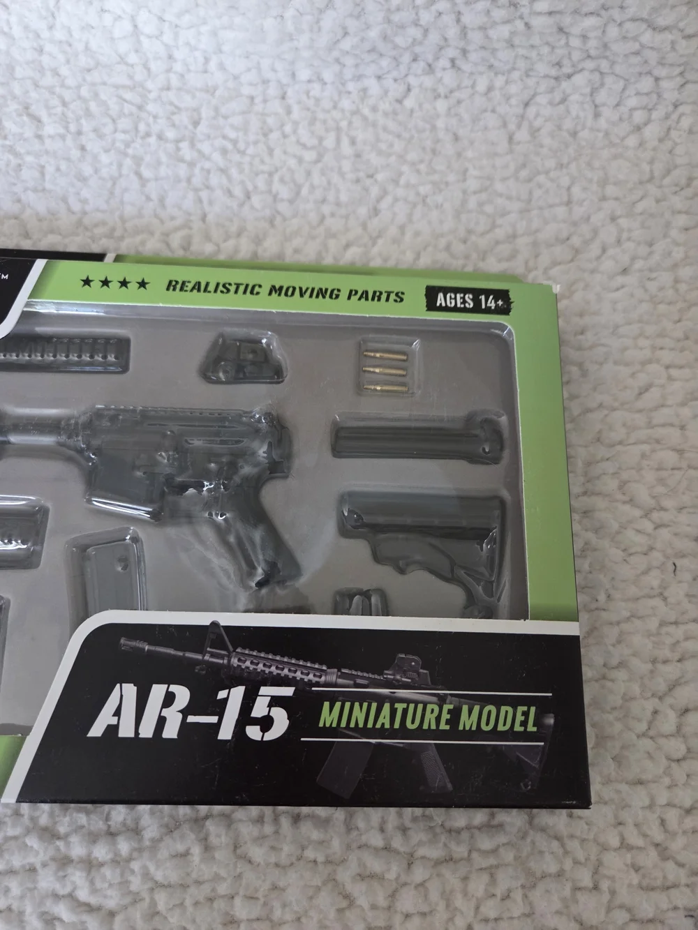 GOAT GUNS Miniature AR 15 (Charky) | 1:3 Scale Diecast Metal Model Building Kit